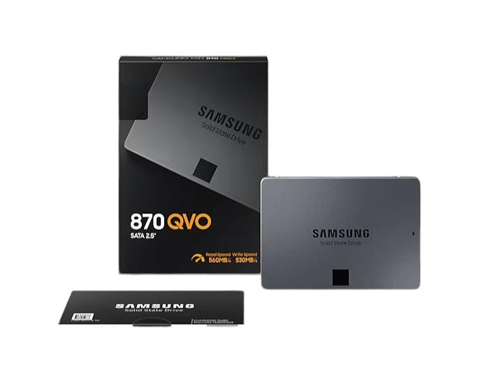 Samsung 870 QVO 2.5-inch SATA III SSD – High-Capacity QLC Storage Samsung 870 QVO 2.5-inch SATA III SSD – High-Capacity QLC Storage